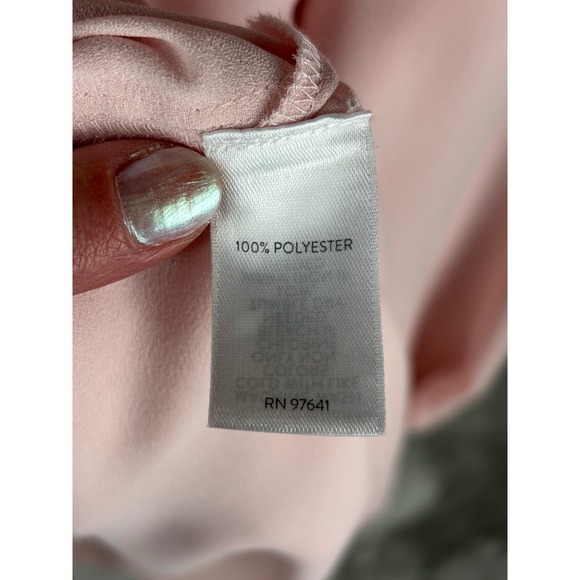 J Jill WearEver Blouse Womens Small Blush Minimalist Capsule Office Top - Picture 5 of 8